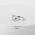 TBK 18K Platinum Plated Cubic Zirconia Promise Ring for Women 1187r. 