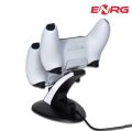 Energy - ENRG Dual Vertical Charging Stand for PlayStation 5 Station Sony PS5 Controller White. 