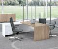 L-Shaped Computer Desk,Boss Office table CEO Table Home Office Desk with Drawer, Sturdy Writing Table, Space-Saving, Easy to Assemble. 