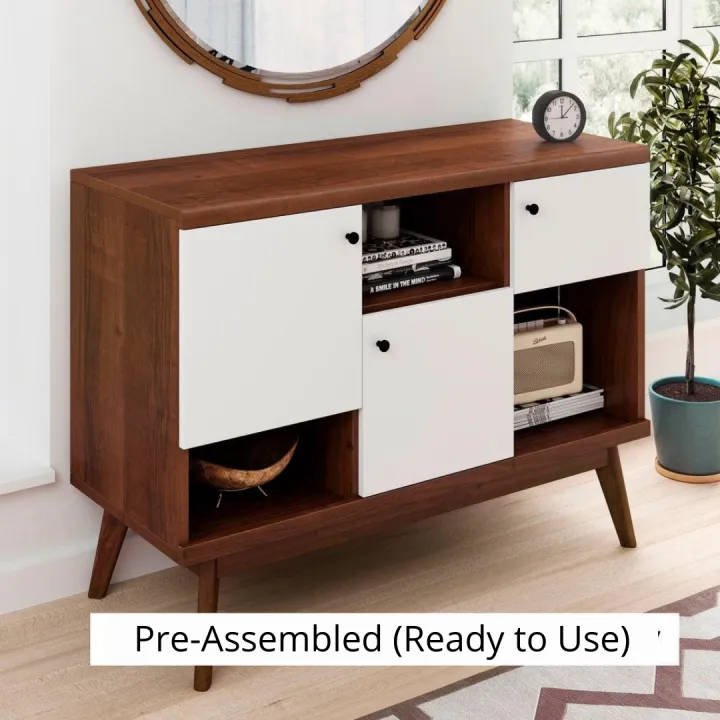 TVUNIT118%20-%20Oak%20Wood%20Antique%20TV%20Console%20Brown%20Polish%20Finish%20Entertainment%20Unit%20Beige%20&%20Walnut%20Modern%20Living%20Room%20TV%20Bedroom%20Furniture%20Desk%20-%20Image%208