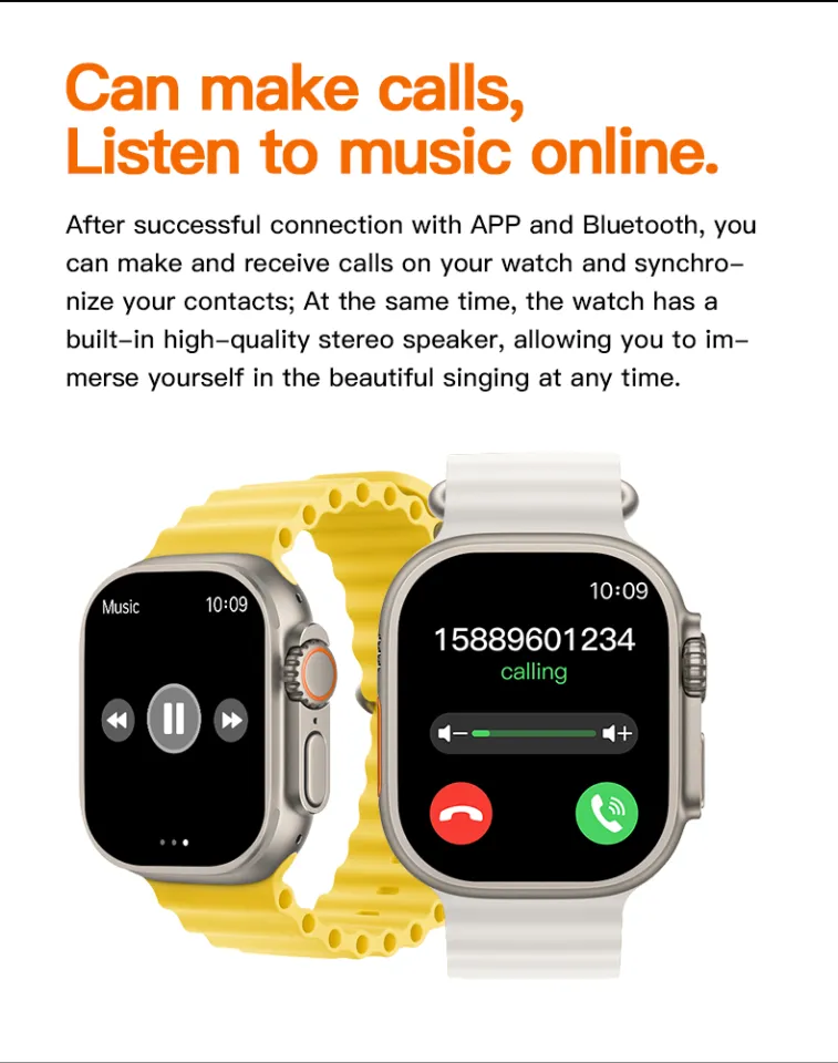 Bracelet Watch Smart Bracelet Hryfine Bt Call HD 300 MAh IP67 Real