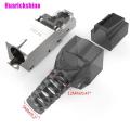 【Huarickshine】 Cat6A/7/8 Shielded Crystal Head Ftp Rj45 Connector Metal Module Tool-Free Plug. 
