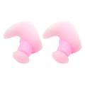 2Pcs/Set Silicone Swimming Ear Plugs Shower Bath Beach Waterproof Protector. 