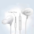 VIV.O X21 in Ear Wired HEAVY BASS Earphones Imported | HD Stereo High Quality Sound Handsfree with Mic Earbuds Music Elegant Series 360 Degree Surround Sound with Full Bass Clear Mic Best For Gaming PUBG, Music, Movies & Calling - 1 Wired Handfree Set. 