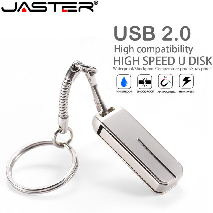 Memory Stick Business Gift Waterproof Silver Memory 6GB Perive 1 Pen DB 32GBJASTER Stainless Steel Brand New USB Flash Drive 64Gndrive