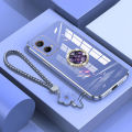 G53 5G Case Luxury Diamond Ring Cover For Motorola Moto G53 G54 G84 G42 G23 G73 Phone Case With Lanyard Plating Cases G 53. 