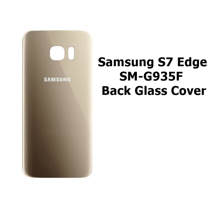 Samsung S7 Edge Back Glass Battery Cover Replacement , Back Glass or Back Panel for Samsung S7 Edge