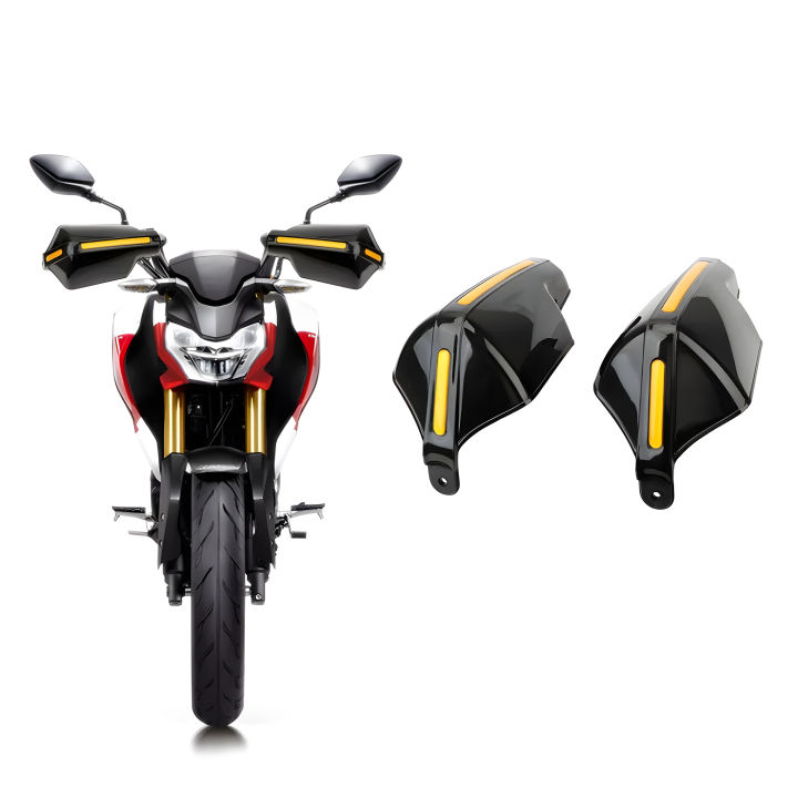 Motorcycle Hand Protector - Motorcycle Hand Guard - Bike Hand Guard - 125 Bike Accessories - 70cc Bike Accessories - Cafe Racer Parts - Bike Decoration -Handlebar Protection Windproof Hand Guard Gear Motorbike Accessories