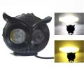 1-PCS of  OWL EYE LED Long Range OWL Mini Driving Plastic Body Light Dual Color High Low Beam Long throw brightest Light. 