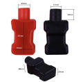 Battery Terminal Boot, Top Post Cover, Rubber, Red and Black Each. 
