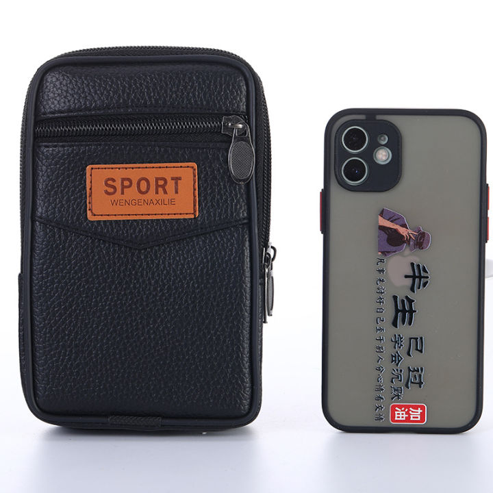 Spot%20fashion%20fanny%20pack%20masculine%20vertical%20leather%20coin%20purse%20large%20capacity%20multi-layer%20durable%20mobile%20phone%20pouch%20fanny%20pack%20-%20Image%204