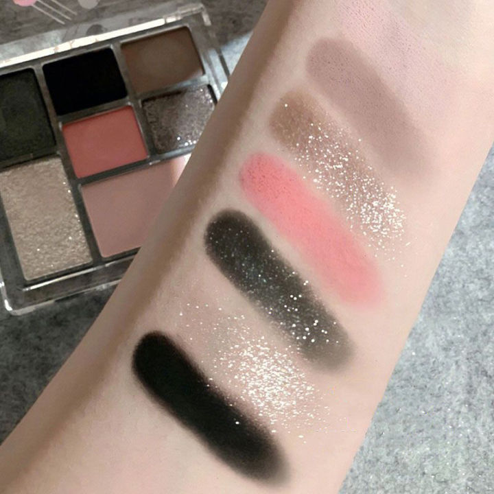 Pink%20Black%20Color%20Shimmer%20Eyeshadow%20Palette%20Glitter%20Sequins%20Shiny%20Eye%20Shadow%20Eye%20Pigments%20Millennial%20Style%20Girls%20Makeup%20Pallete%20-%20Image%204