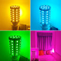 E27 5W/10W/15W 110V 220V 7 Colors LED Bulb Pink Red Blue Room Decoration Light Corn Bulb Celebrity Live Stream No Flicker Lamp Green Purple Ice Blue Golden Photography Bulb Background Light. 