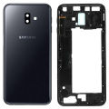 Samsung Galaxy J6 Plus Middle Frame Housing With Side Button and Camera Lens Complete Body Casing Replacement For Galaxy J6 Plus - Black. 