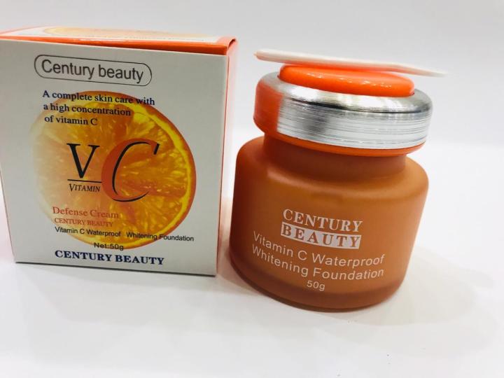 Century%20Beauty%20Foundation%20Vitamin%20C%20Waterproof%20Whitening%2050g%20-%20Image%204