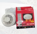 Wireless Smoke Alarm Battery Operated (9v Battery Included)  Photoelectric Smoke Detector for Home and Office. 