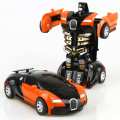 New Arrival One-key Deformation Car Toys Automatic Transform Robot Plastic Model Car Funny Toys For Boys Amazing Gifts Kid Toy. 