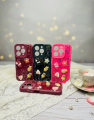 Itel A70 Girls Back Cover - Luxerey Back Cover - Fancy Flower Butterfly Covers - Itel A70 Back Cover. 