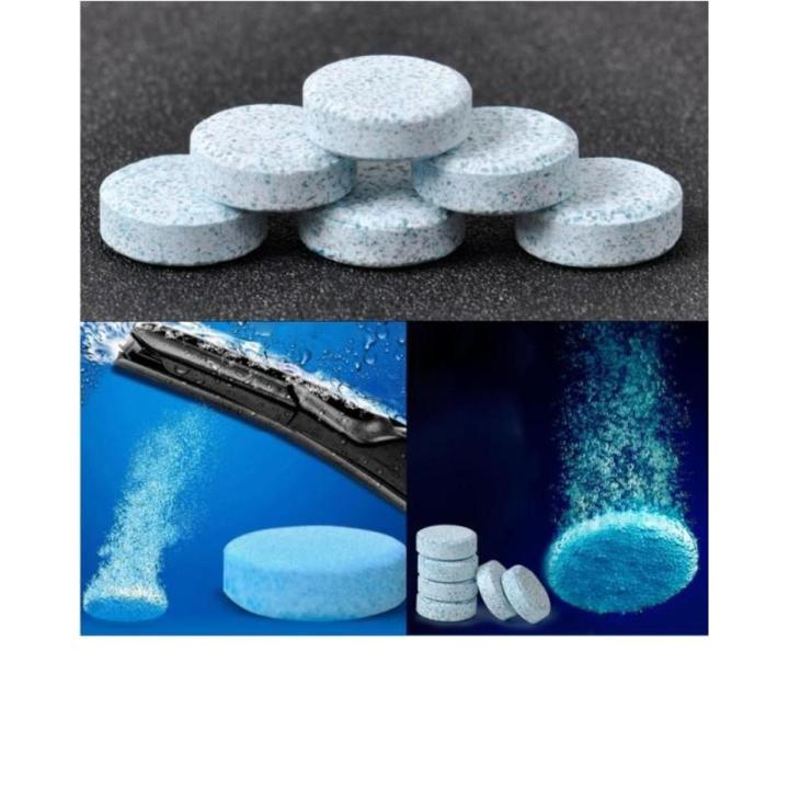 Pack of 2 Car Windshield Glass Washer Cleaner Tablet