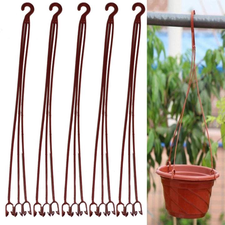 Pack Of 10 Plastic Plant Hanger - Hanger Hook Garden Pots Wall Hanging Plant Holder