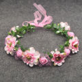 Baby Girls Floral Crown Headband – Adjustable Flower Wreath for Ages 1-10. 