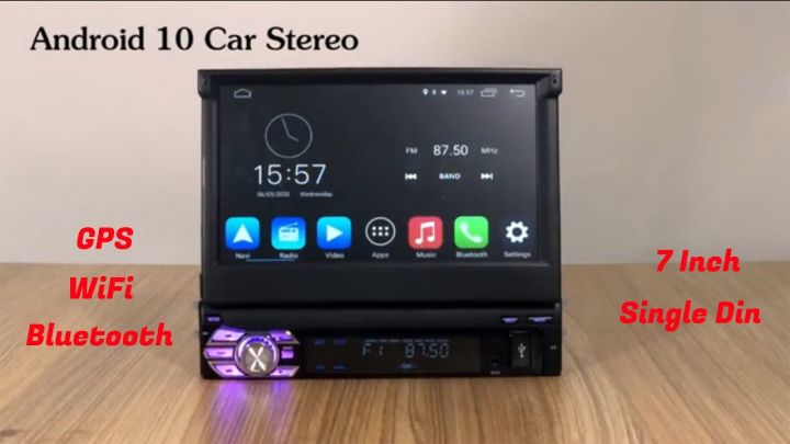 Android Player Car Radio Auto radio 1 Din 7'' AUTO Touch Screen Car Multimedia Player GPS Navigation Wifi Auto MP5 Bluetooth USB FM Rear View Camera