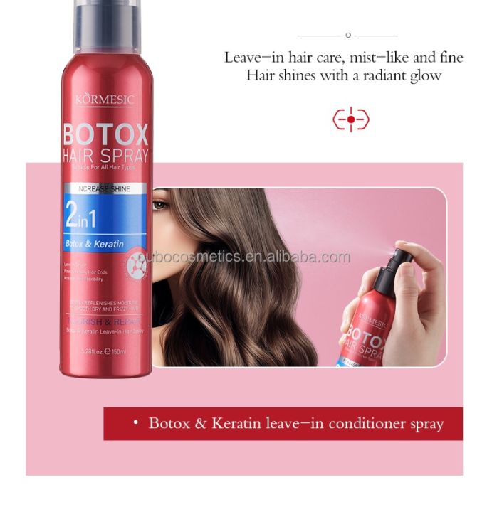 KORMESIC%20Botox%20Keratin%20Hair%20Spray%20Anti-frizz%20Smooth%20Wash%20Free%20Hair%20Care%20Treatment%20Spray%20150ml%20-%20Image%205