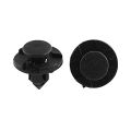 20 pcs Plastic Rivets for Clip Screw Type Fastener, Black. 