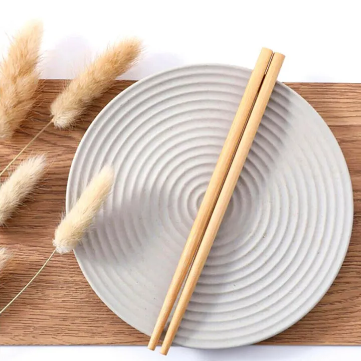 Chopsticks%20Pair%20of%205/10%20steel%20&%20Bamboo%20Chopsticks%20Chinese%20Chopsticks%20Reusable%20Natural%20wood%20-%20Image%205
