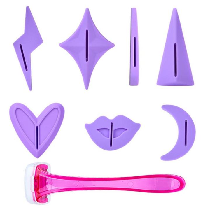 Bikini Privates Shaving Stencil Set Female Pubic Hair Trimmer Shaver Secret Intimate Shaping Tools Hair Removal Template