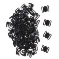 50 Sets Plastic Bra Strap Adjuster Slider Hook Lingerie Buckle Clips Clear. 