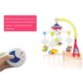 Remote Control Musical Cot Mobile Crib Bell Bed Ring Hanging Rotate with 108 Beautiful Music  Multicolour. 