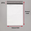 RAZI 100 pcs Ecommerce Shipping Courier Flyer Bag with Pocket Diffrent sizes Tear Resistant Water Proof Durable Strong Self Seal Adhesive Strip Highly Reliable Economical Packaging Materialt. 