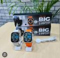 Branded T-900 Ultra Smart Watch with 2.09 Large Display, Bluetooth Calling, MP3 Player, Heart Rate Monitor, Fitness Tracker, Compatible with iOS and Android Phones. 