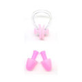 Silicone Waterproof Swimming Ear Plugs & Nose Clips Protect Your Ears & Nose in Water. 