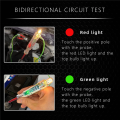 JOUYI 4X Automotive LED Circuit Tester 6-24V Test Light with Dual Probes 47 Inch Antifreeze Wire Alligator Clip for Testing. 