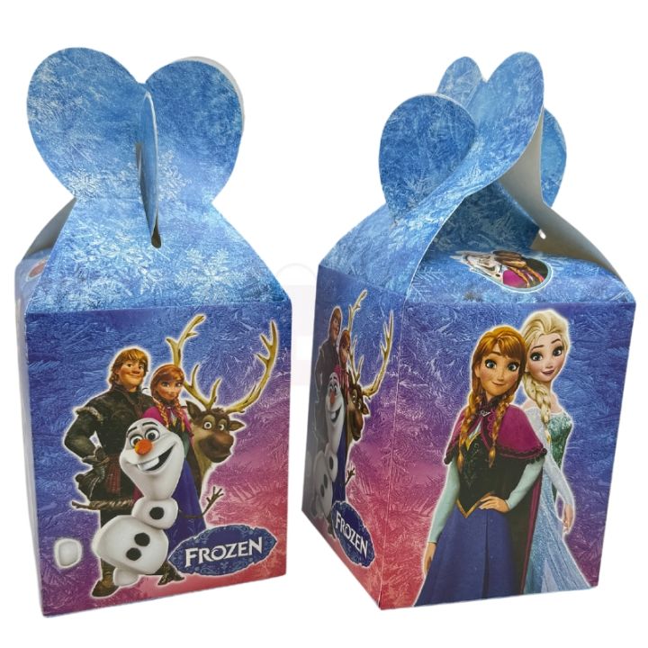 FROZEN THEME GOODY BOXES ( PACK OF 10 FAVOR BOXES )