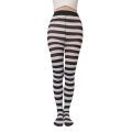 Women Casual Striped Tights Christmas Striped Leggings Full Length Tights. 