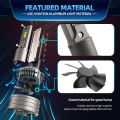 Asia H4 9005 H11 500watt Canbus Led Lights For Cars Headlight bulbs HB3 HB4 H8 H9 Cutt off  Turbo LED 5.1. 