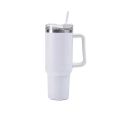 Stanley 40oz Vacuum Insulated Tumbler with Straw Stainless Steel Drinkware, Flow State Quencher Mug, 1200ML Travel Cup Easy Kitchen. 