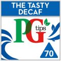 PG Tips Decaf: 70 Imported Decaffeinated Tea Bags 203G. 