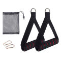 D-Ring Metal Gym Handles Grip Workout Heavy Duty Cable Machine Handle With Hook For Yoga Exercise Workout Power Bands Gym. 