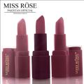 Miss Rose Waterproof Durable Fine Texture Lipstick. 