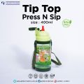 Cartoon Characters Water Bottle With Straw Bright  Tip Top Press N Sip. 
