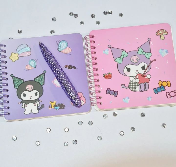 Creative%20Kawaii%20Spiral%20Kuromi%20Sanrio%20Weekly%20Planner%2085%20Sheets%20Purple%20Kuromi,%20Black%20Kuromi,%20My%20Melody%20and%20Cinnamoroll%20-%20Image%206