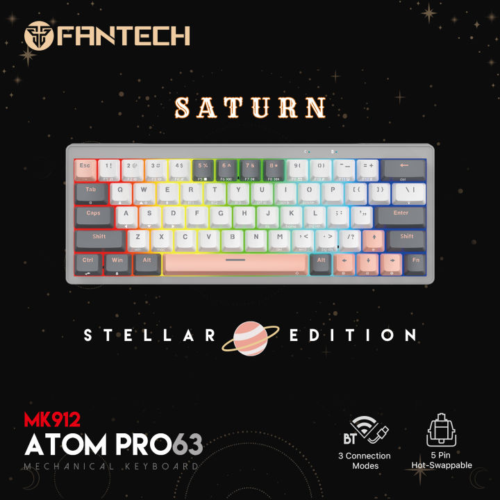 FANTECH Atom PRO 63 Wireless Mechanical Keyboard | Hotswappable | RGB | Software Control