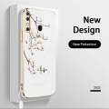 Casing For Infinix Zero X NEO Luxury Beautiful mapies with flower Camera Protection Phone Case Plating Edges Silicone Soft Cover With Free Lanyard. 