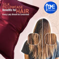 PACK OF 2 Satin Silk Pillow Covers For Hair & Soft Skin Care | Protection For Hair Damage Best Quality Silky Pillow Cases By Home Essentials. 