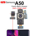 Front Back Camera For Samsung Galaxy A50 A505 Rear Main Camera Flex Cable Repair Part. 