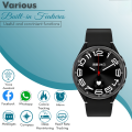 Samsung Watch Classic 6 Amoled 1.3 Display 47mm Smartwatch, Bluetooth Calling Smart Watch for Men, IP68 Watch Faces and Fitness Tracking, Sleek Design Smartwatch for Boys And Girls. 